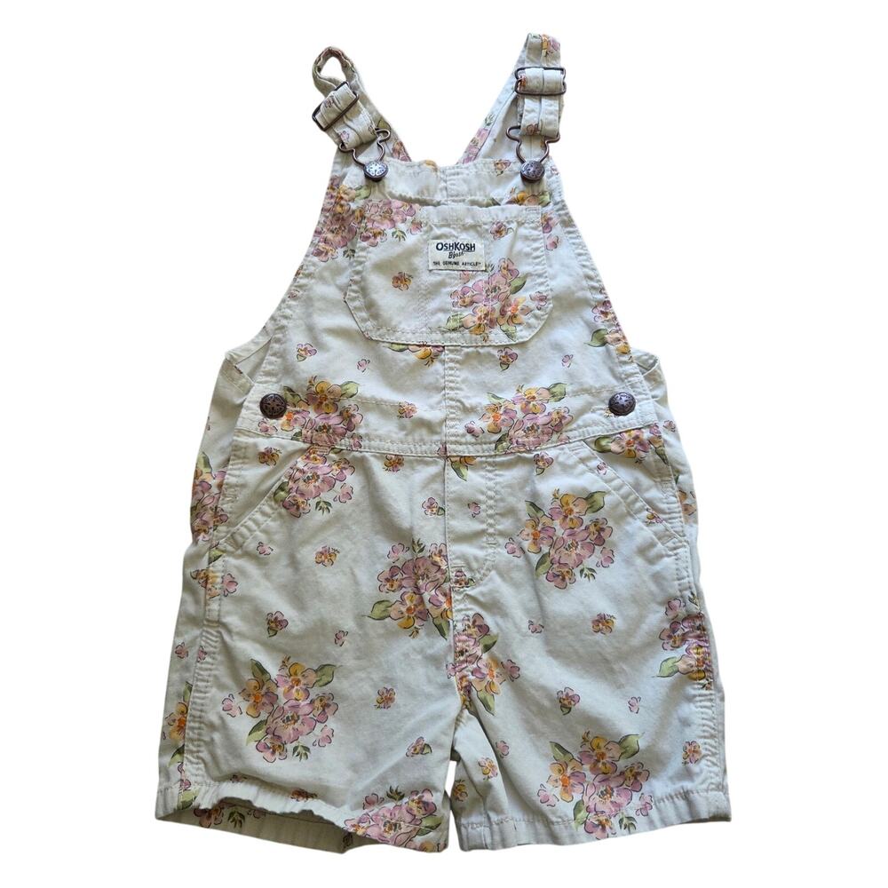 Oshkosh Floral Shortalls